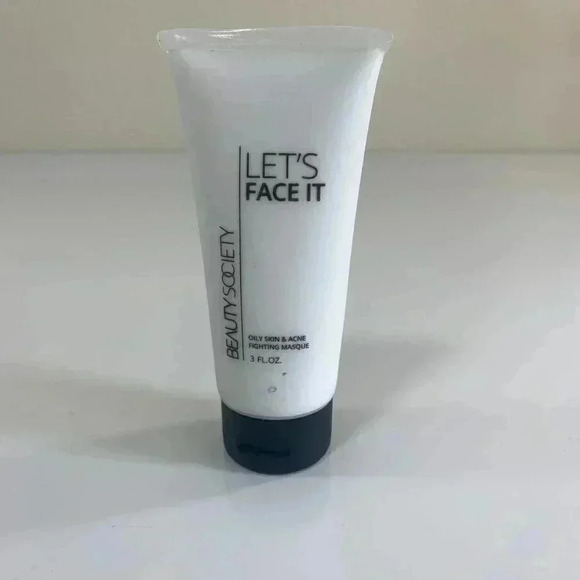 Beauty Society Let's Face It - Oily Skin Acne Fighting Masque Skin Clearing Mask - Picture 2 of 10